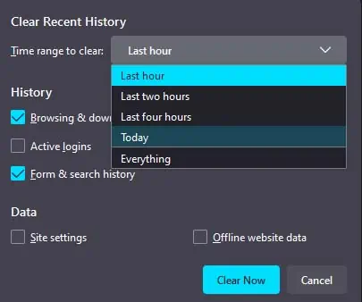 How to Clear History on Firefox 4 clear-firefox-history-time-range-to-clear