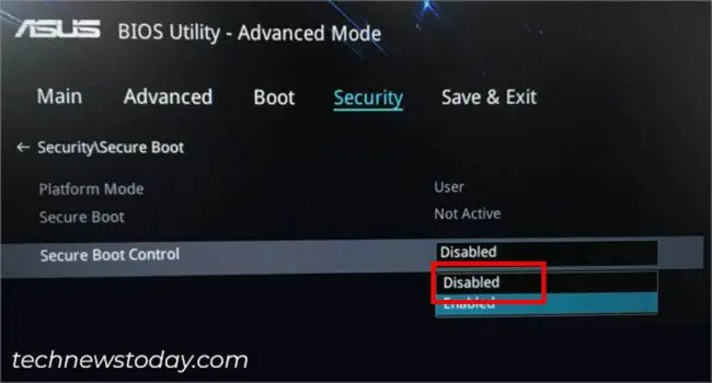How to Enable or Disable CSM on ASUS? 8 disable-secure-boot