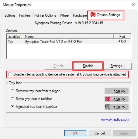 disable-touchpad-from-mouse-settings-on-hp-laptop