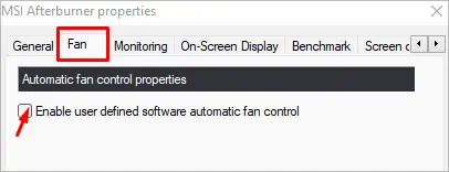 How to Control GPU Fan Speed Using MSI Afterburner 10 enable-user-defined-software-automatic-fan-control