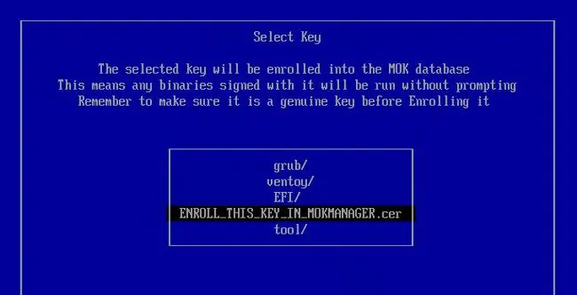 How To Enable Secure Boot Support For Ventoy 5 enroll-this-key-in-mokmanager