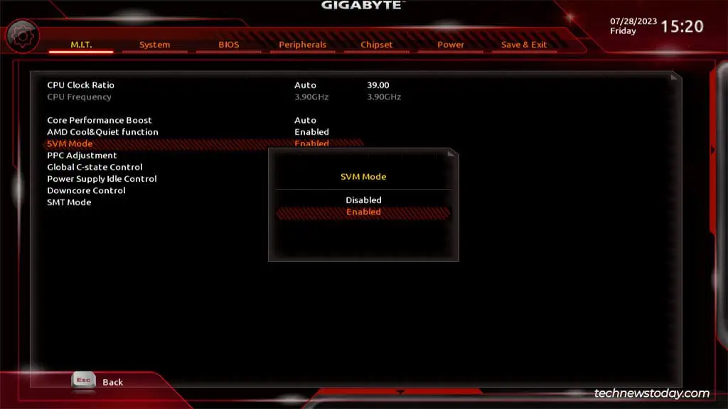 gigabyte-bios-svm-mode-enabled