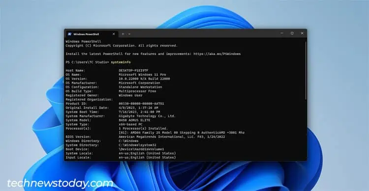 How To Check Gigabyte BIOS Version 6 gigabyte-systeminfo-windows