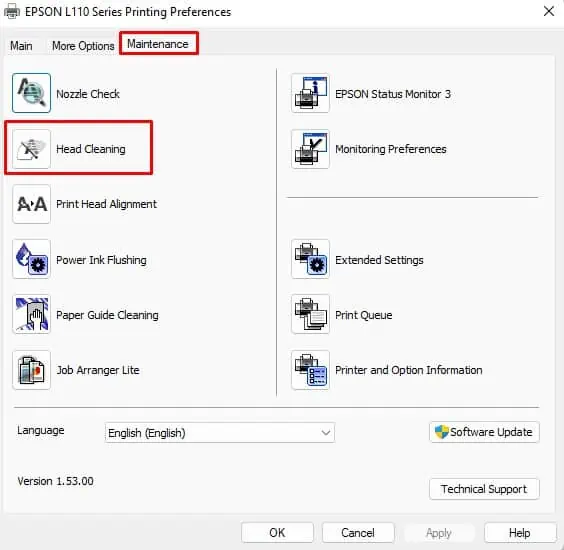 How to Unclog a Printer Head 9 head-cleaning-option-in-epson-printer