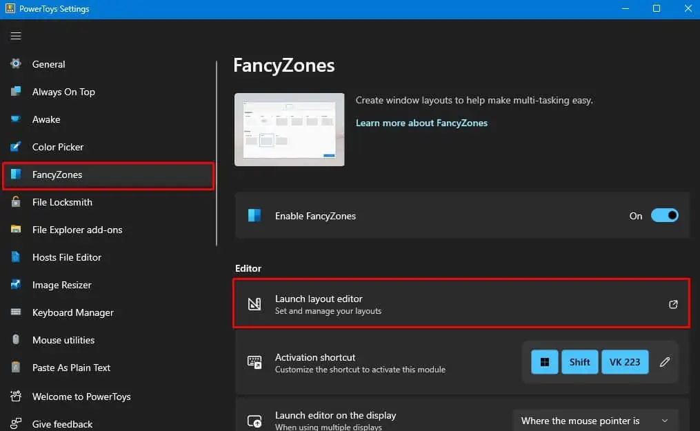 launch-layout-editor-fancyzone-surface-laptop