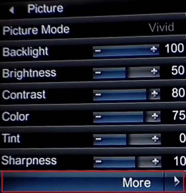 How to Reduce Noise on TV 7 more-picture-settings-on-vizio-tv