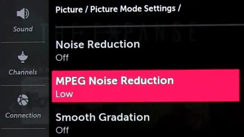 How to Reduce Noise on TV 13 mpeg-nr-in-lg-tv