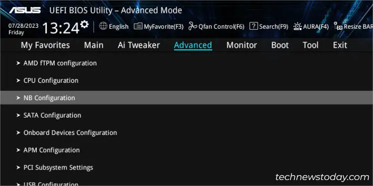 How to Enable or Disable ASUS Integrated Graphics? 5 nb-configuration