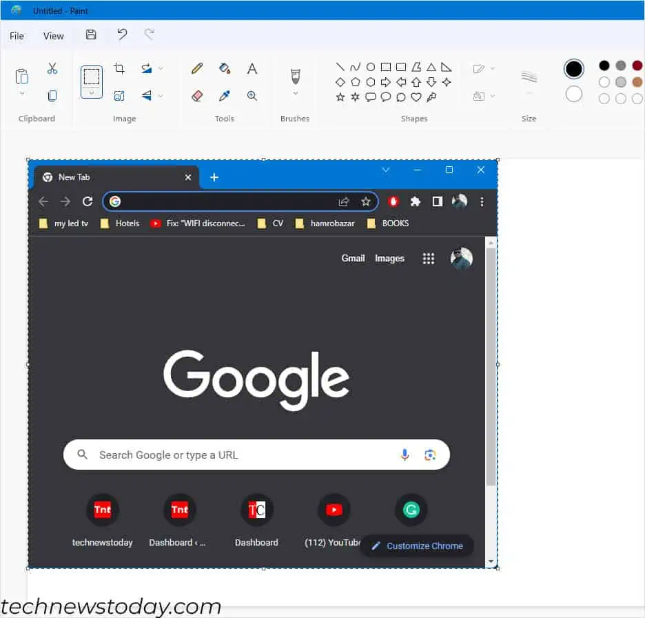 How to Screenshot on Toshiba Laptop 4 paste-clipboard-image