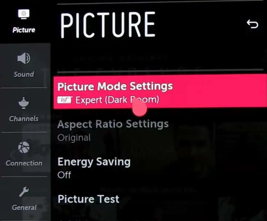 How to Reduce Noise on TV 11 picture-mode-settings-on-lg-tv