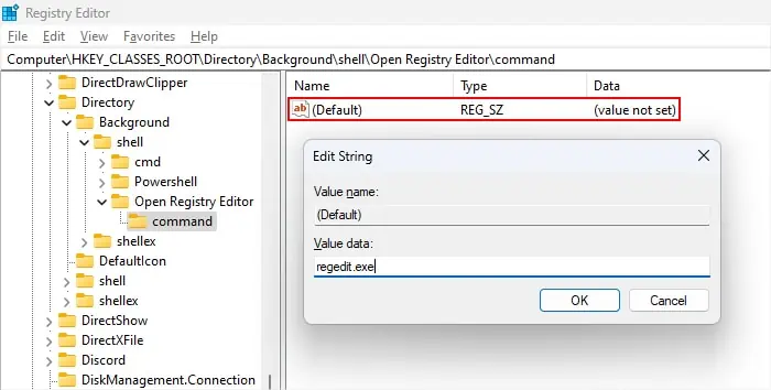 How to Open Registry Editor? 7 Possible Ways 11 registry-editor-background-shell-command-regedit-registry-editor