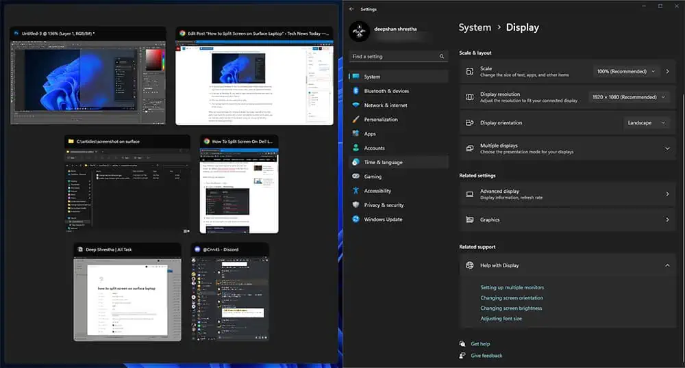 screenshot-snap-window-surface-laptop