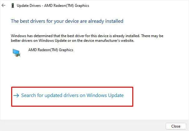 12 Ways to Fix Sceptre Monitor No Signal 21 search-for-updated-drivers-on-windows-update-display-adapters