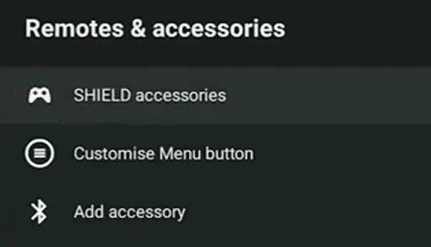5 Ways to Fix NVIDIA Shield Remote Not Working 6 shield-accessories-option