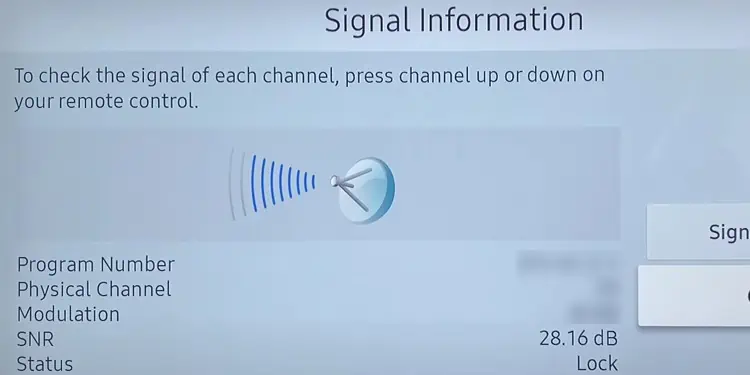 How to Reduce Noise on TV 28 signal-info-of-a-tv-channel