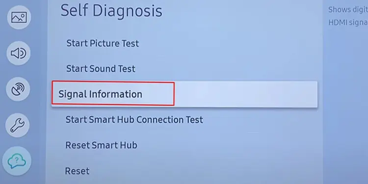How to Reduce Noise on TV 27 signal-information-on-your-samsung-tv