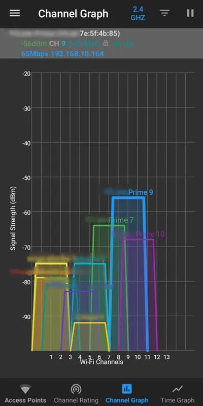 How to Locate a Wi-Fi Access Point 3 signal-strength-of-various-access-points