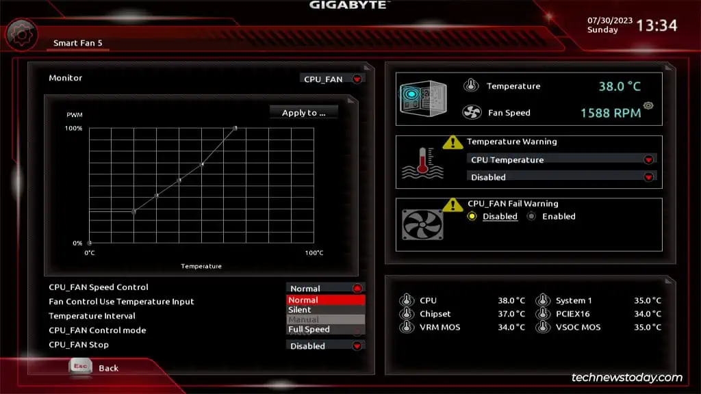 How to Control Gigabyte Fan Speed 4 smart-fan-speed-control-mode