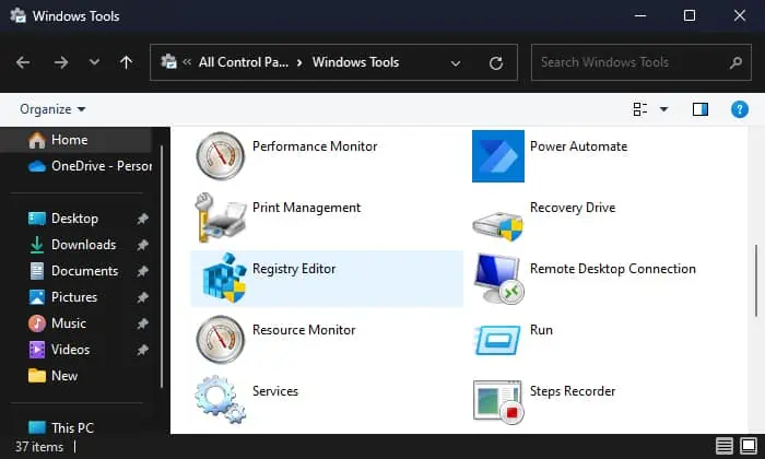 How to Open Registry Editor? 7 Possible Ways 4 windows-tools-registry-editor