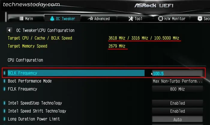 asrock-cpu-configuration-bclk-frequency-target-cpu-memory-speed