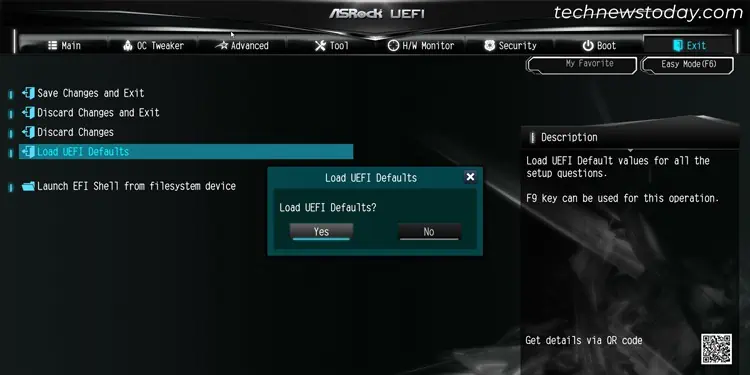 Intel Wireless AC 9560 Not Working? Try these Fixes 10 asrock-reset-bios-uefi