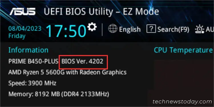 ASUS BIOS Update: 5 Easy Ways 13 checking-asus-new-bios-version