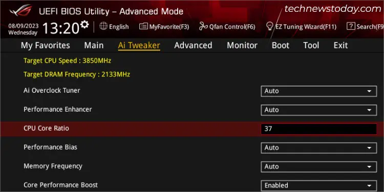 ASUS Overclocking: From Basic to Advanced 17 cpu-core-ratio-in-rog