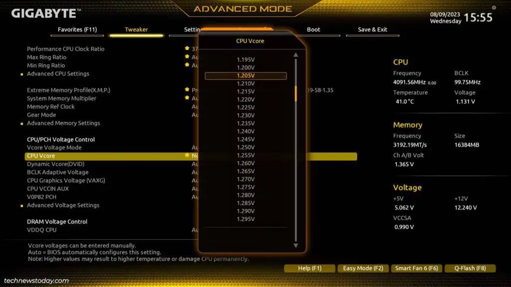 How To Overclock Your Gigabyte System 12 cpu-vcore-gigabyte-1024x576