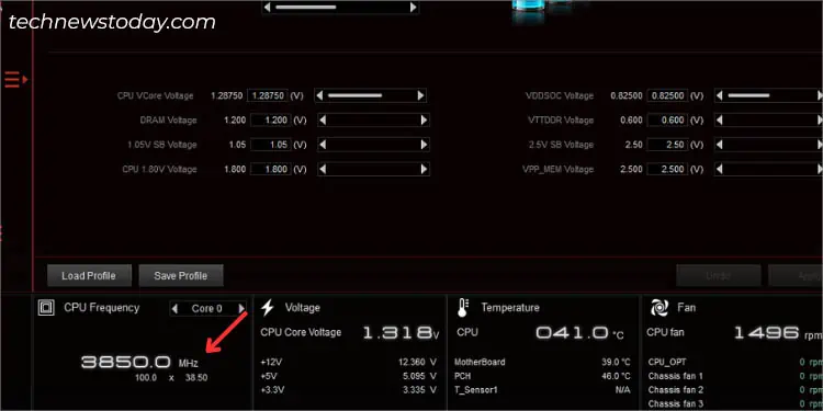 ASUS Overclocking: From Basic to Advanced 28 current-cpu-frequency-in-ai-suire-3