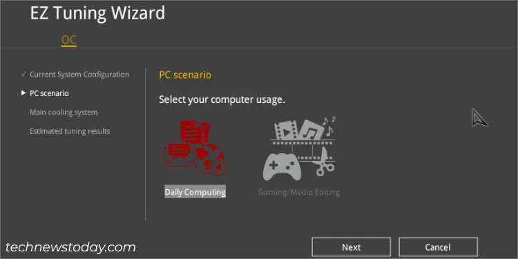 ASUS Overclocking: From Basic to Advanced 10 ez-tuning-wizard-pc-scenario