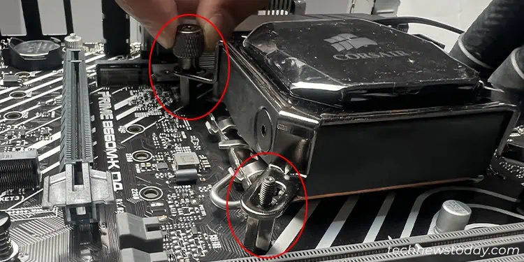 How to Clean Thermal Paste off CPU 8 four-screw-aio-bracket-lock-aio-cap-nut