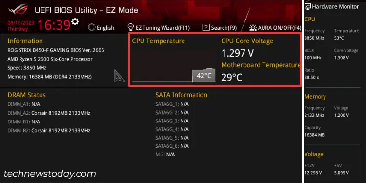 How to Navigate and Set Up Your ASUS BIOS Easily 4 hardware-monitoring-in-asus-bios