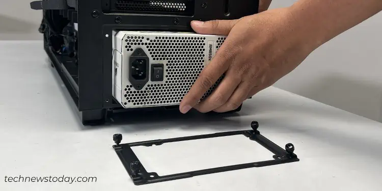 How to Install a Power Supply Unit in Your PC 6 install-psu-into-the-psu-bay