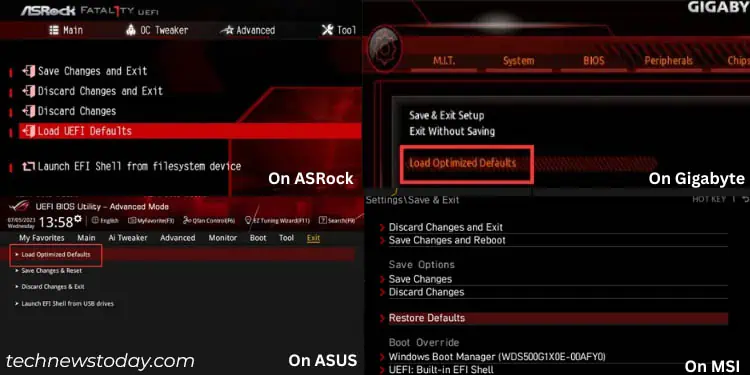 How to Reset BIOS? 4 Easy and Effective Ways 1 loading-uefi-defaults
