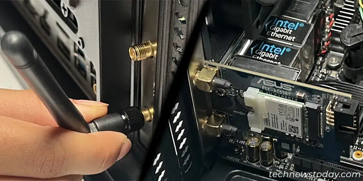 How to Install WiFi Card on ASRock Motherboard 4 pcie-x1-wifi-card-antenna-connect