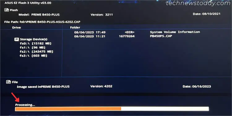 ASUS Overclocking: From Basic to Advanced 3 processing-progress-bar-asus-bios-update