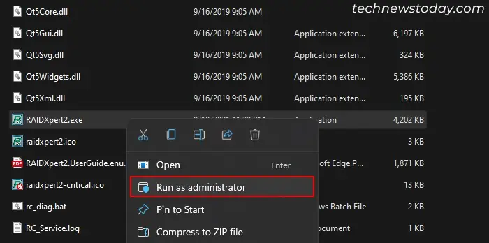 raidxpert2-exe-run-as-administrator