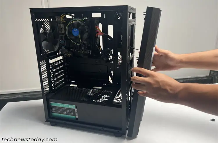 How to Replace Case Fans: Step-by-Step Instructions 6 remove-front-panel-pc-case