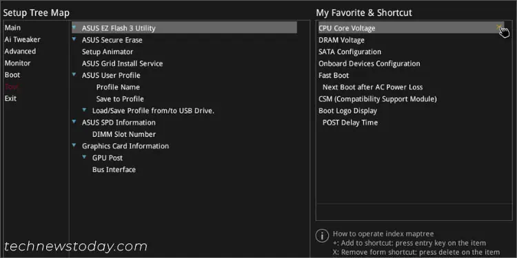 How to Navigate and Set Up Your ASUS BIOS Easily 24 removing-items-from-my-favorite