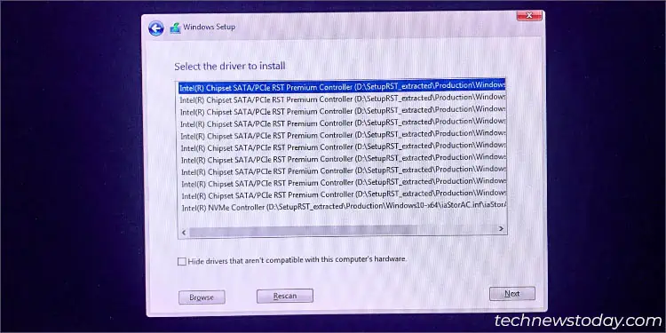 selecting-intel-sata-or-pcie-driver