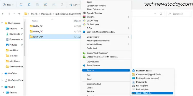 sending-amd-drivers-to-usb-flash-drive