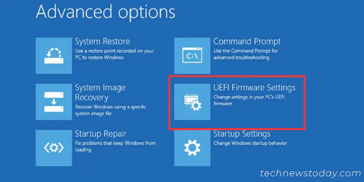 How to Enter BIOS on Any System 19 uefi-firmware-settings-in-windows-re