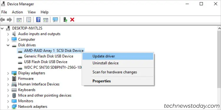 update-raid-driver-device-manager