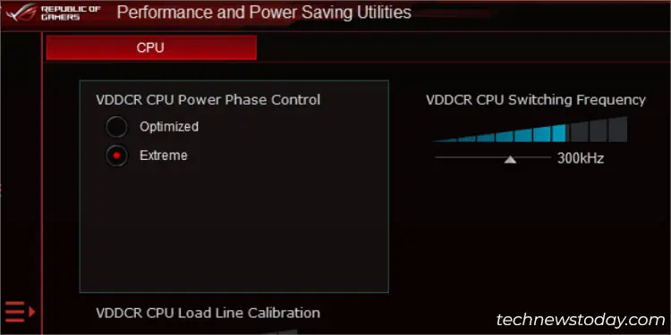 ASUS Overclocking: From Basic to Advanced 31 vddcr-cpu-power-phase-control