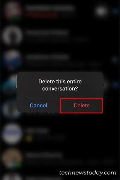 How to Delete Someone from Messenger 5 Delete-entire-conversation-Messenger