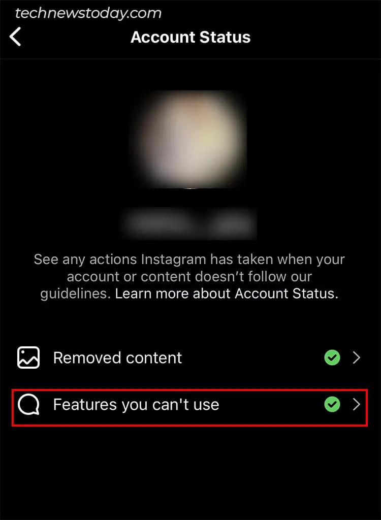 Add Yours Sticker Not Working on Instagram? 9 Ways to Fix 5 Go-to-Features-you-cant-use-menu