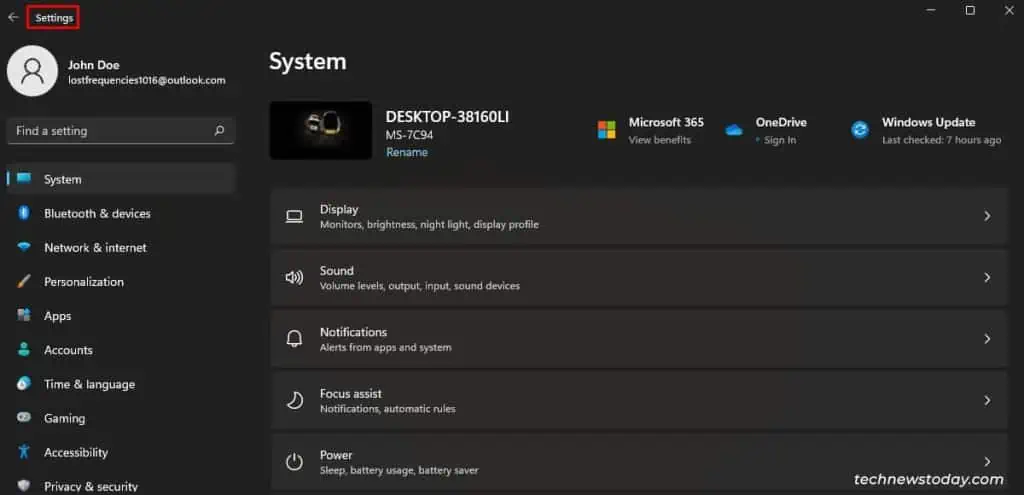How to Check PC Specs on Windows 11 2 Go-to-settings-1024x495