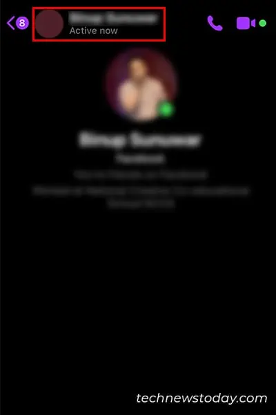 How to Delete Someone from Messenger 1 Select-Profile-Messeneger