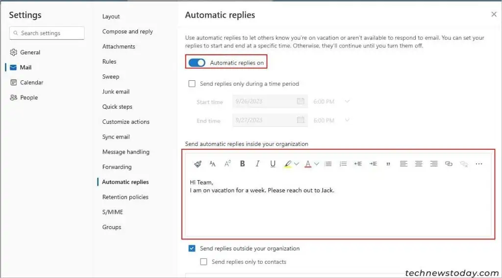 How to Set Out of Office in Teams 5 Set-Automatic-replies-Outlook-web-1024x568
