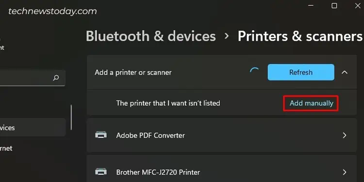 How to Fix a Printer That's Not Printing 18 add-manually-printer-1-1